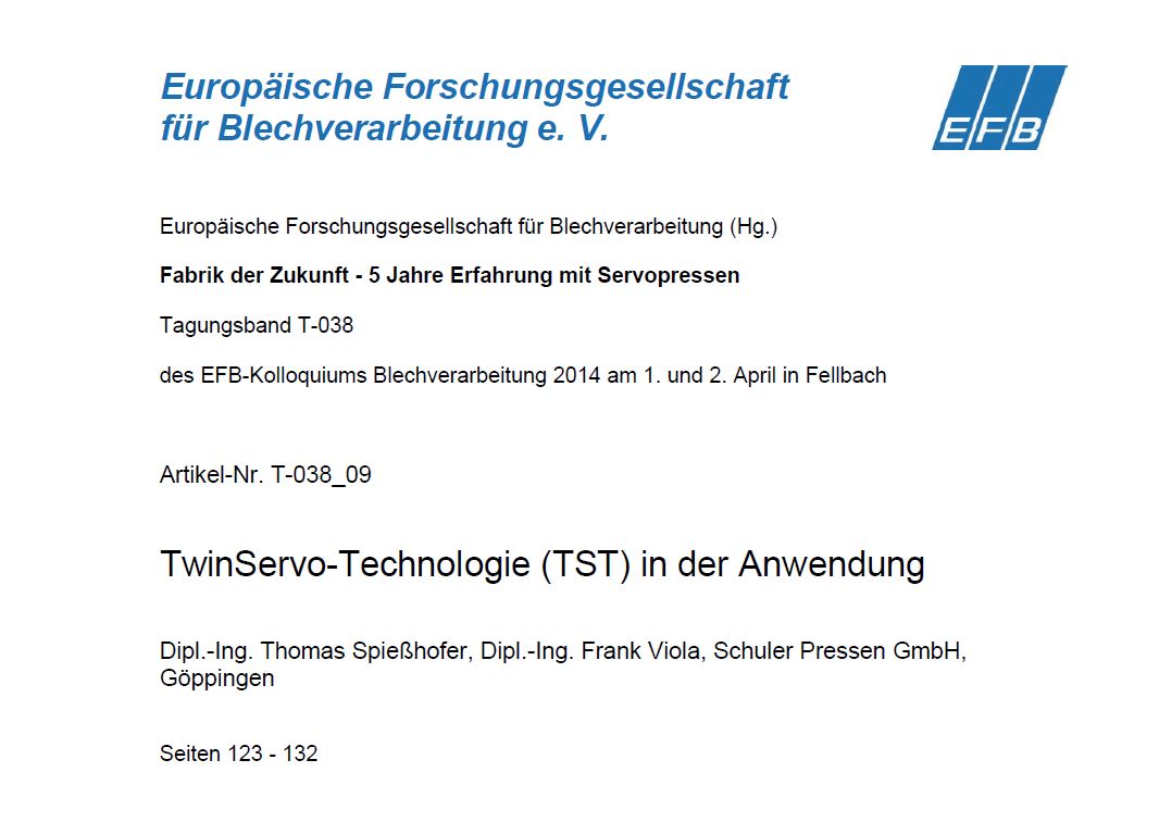 TwinServo-Technologie (TST) in der Anwendung