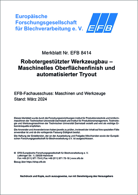 Robotergestützter Werkzeugbau – Maschinelles Oberflächenfinish und automatisierter Tryout